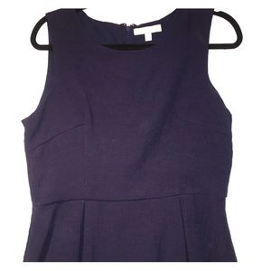 Banana Republic Navy Peplum Top